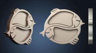 3D модель Поднос для рыбы (STL)