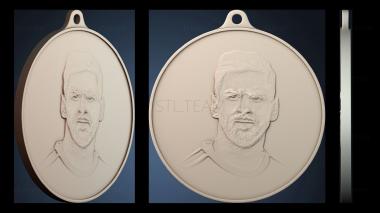 3D модель Медаль Лионеля Месси (STL)