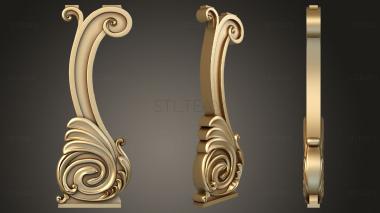 3D модель Подстолье лебедь (STL)
