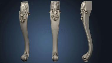 3D model Chair leg version2 (STL)