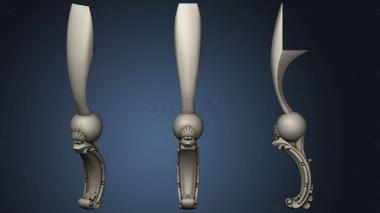 3D модель Ножка Стола с шаром по центру (STL)