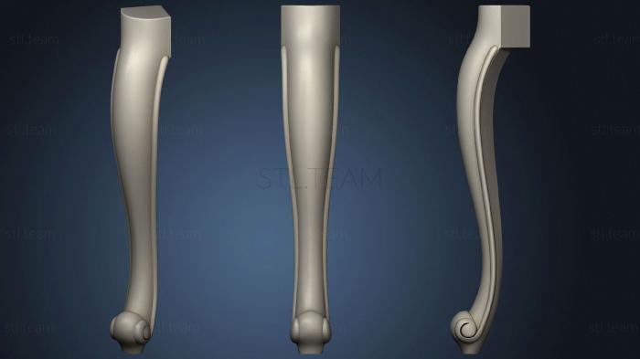 3D model Cabriole leg (STL)