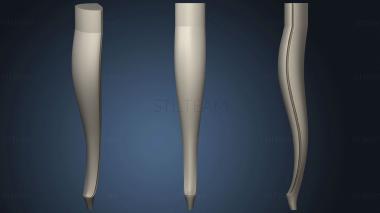 3D model Ottoman leg version2 (STL)