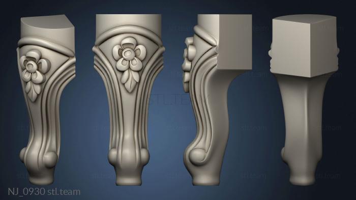 3D model Dresser leg (STL)