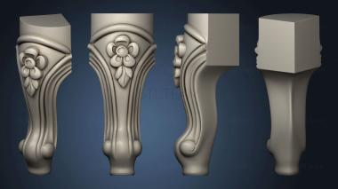 3D model Dresser leg (STL)