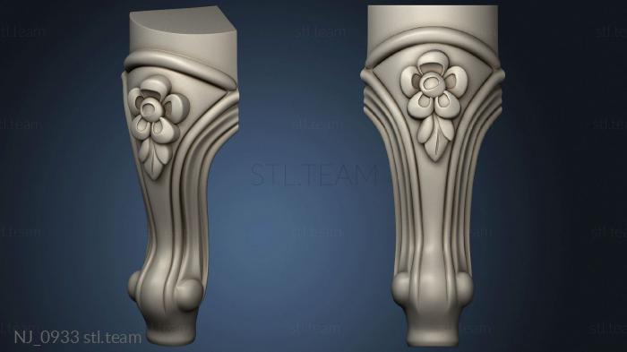 3D model The leg is simple (STL)