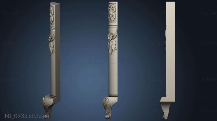 3D model The leg is simple (STL)