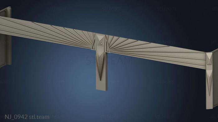 3D model Legs geometrical ornament-1 (STL)