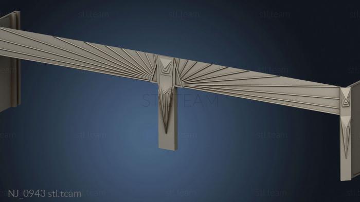 3D model Legs geometrical ornament-2 (STL)