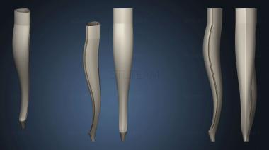 3D model Ottoman leg version1 (STL)