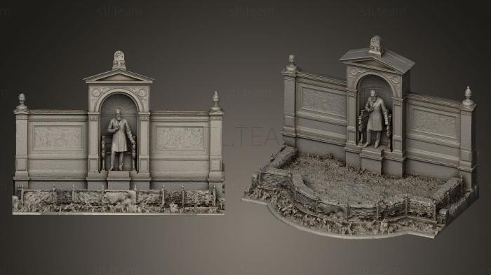 3D model Albrecht von Graefe Memorial (STL)