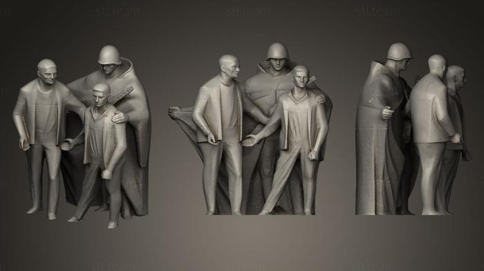 3D model Memorial Statue Sachsenhausen Concentration Camp (STL)