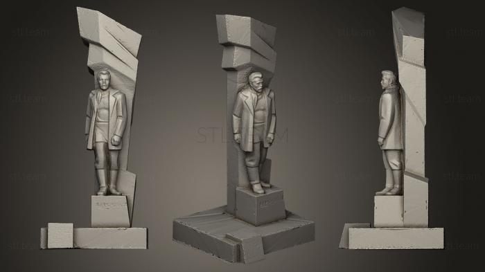 3D model Monument to I Babushkin in Vologda (STL)