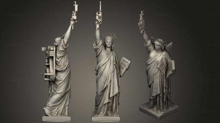 3D модель Охотники за привидениями Статуя Свободы (STL)