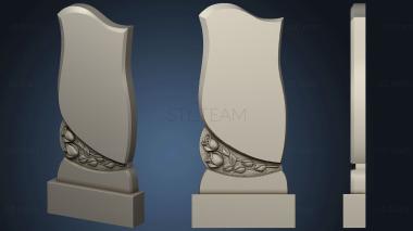 3D model Monument with roses (STL)