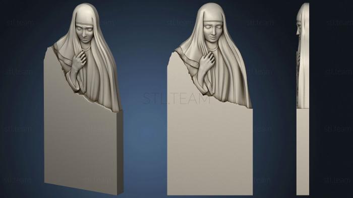 3D model Monument with a female head (STL)