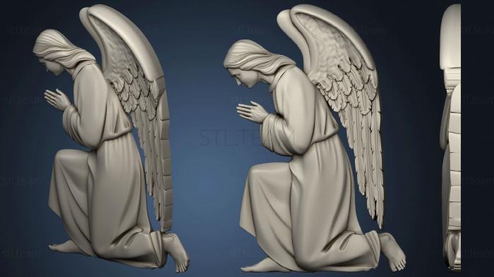 3D model The bowed angel (STL)