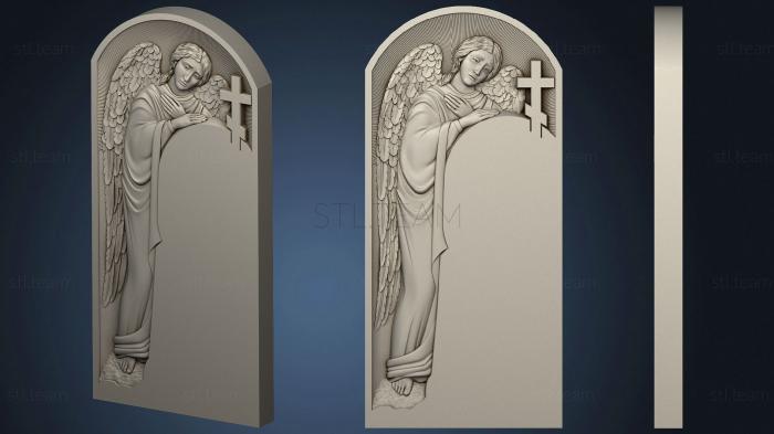 3D model Monument with an angel (STL)