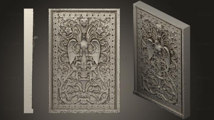 3D model Wall Panel from the American Pavilion at Epcot (STL)