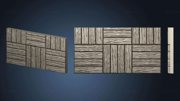3D модель Деревянный пол.3x2.a.внутренний.ckit (STL)