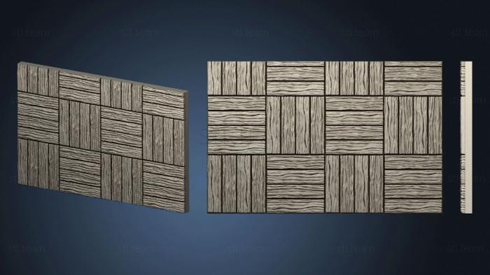 3D model Wood floor.4x3.b.internal.ckit (STL)
