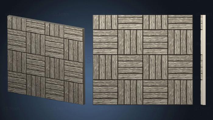3D model Wood floor.4x4.a.internal.ckit (STL)