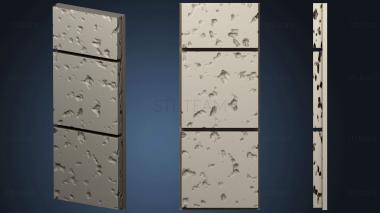 3D model Cut stone wall.floor.inch.1x3 (STL)