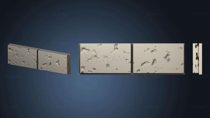 3D модель Вырезать каменную стену.пол.дюйм.2x1 (STL)