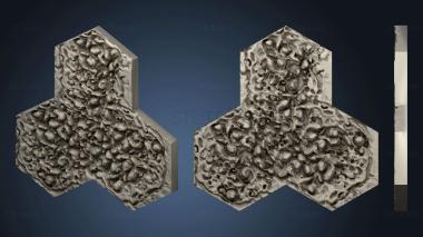 3D модель Угли Мрачной Гавани 3Hex (STL)