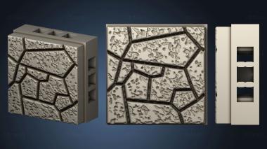 3D model PolyMason Floor 1x1 D openlock (STL)