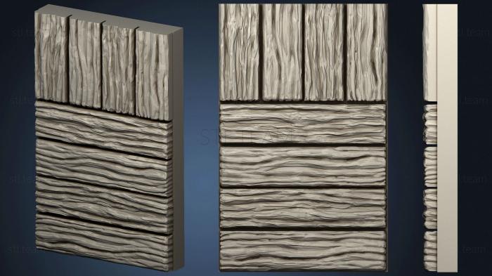 3D модель Деревянный пол.1x2.a.внутренний.ckit (STL)