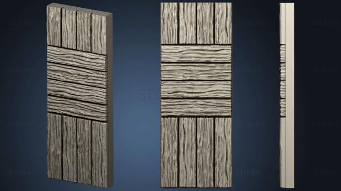 3D модель Деревянный пол.1x3.b.внутренний.ckit (STL)