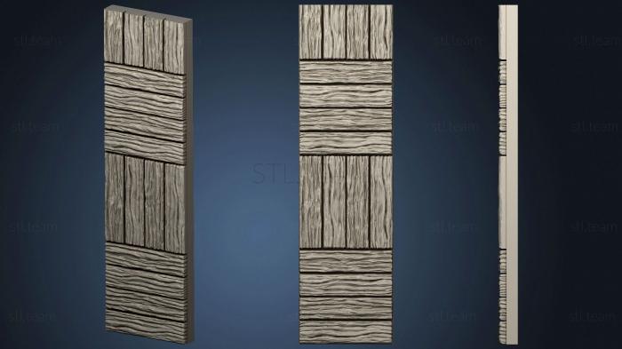 3D модель Деревянный пол.1x4.a.внутренний.ckit (STL)