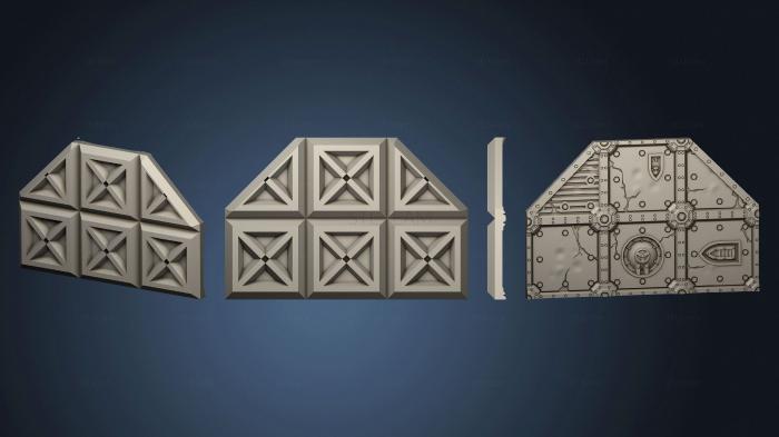 Панели геометрические Детали Citybuilders 1x3 imperial floor с восьмиугольным расширением
