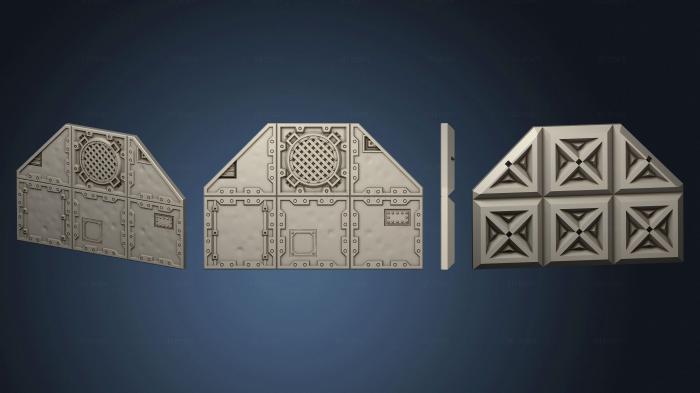 Панели геометрические Citybuilders Parts 1x3 killzone с расширением octagon