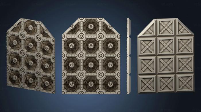 Панели геометрические Детали Citybuilders 3x3 балки с восьмиугольным расширением