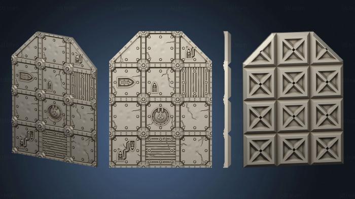 3D model Citybuilders Parts 3x3 imperial floor w octagon extension (STL)