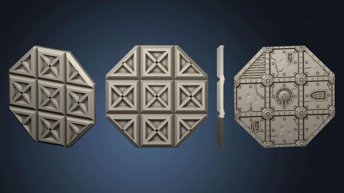 3D модель Citybuilders Разделяет имперский пол на четыре части (STL)