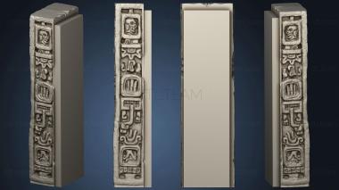 3D model Double Side Walls Tlachtli Decoration L (STL)