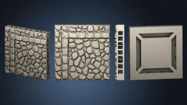 3D model E Cobblestone Corner 01 (STL)