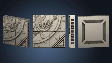 3D model Greek Tile D (STL)