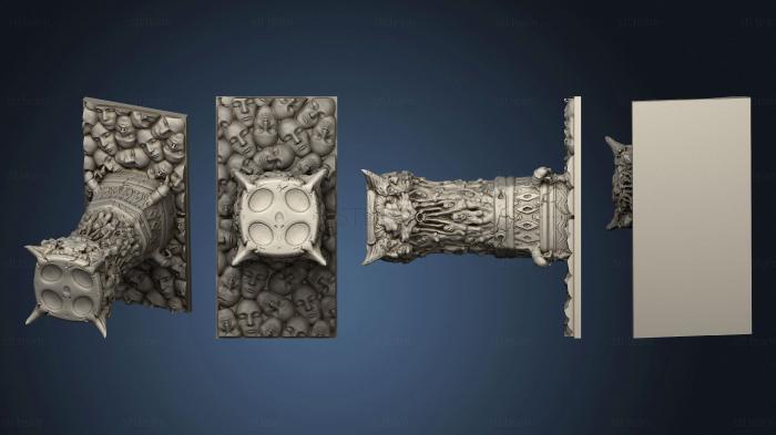 3D модель Местность Королевства Смерти V2 Каменная Колонна 3 (STL)