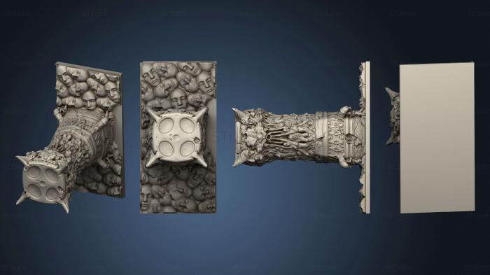3D model Kingdom Death Terrain V2 Stone Column 4 (STL)