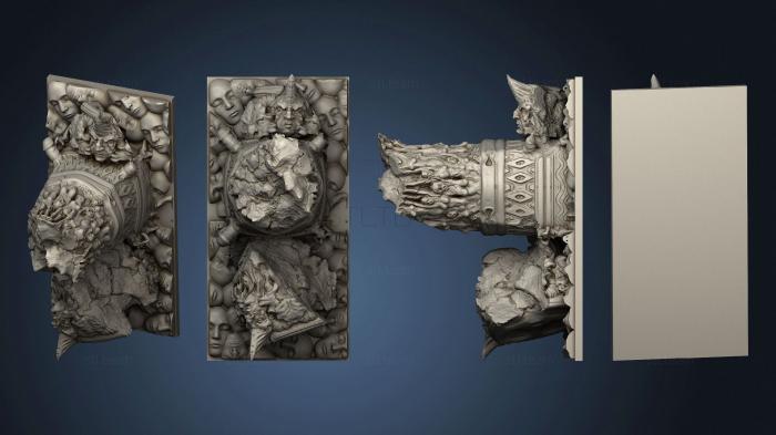 3D модель Королевство Death Terrain V2 Каменная Колонна 6 (STL)