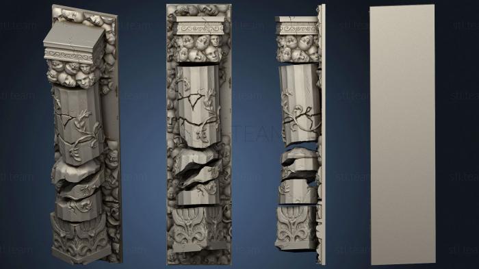 3D model Kingdom Death Terrain V2 Toppled Pillar 1 (STL)