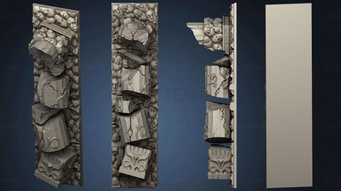 3D model Kingdom Death Terrain V2 Toppled Pillar 2 (STL)