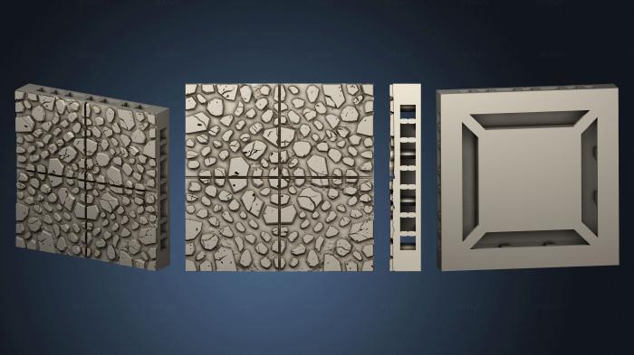 Панели геометрические Kingdom Floor Tiles C