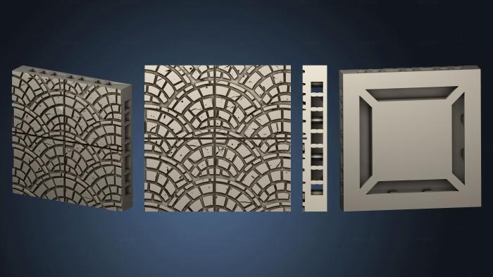 Панели геометрические Kingdom Floor Tiles D