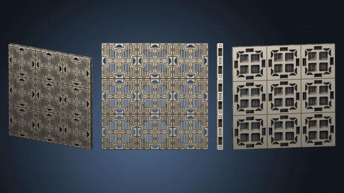 Панели геометрические MOP C Kit Floor 6x6 D v01