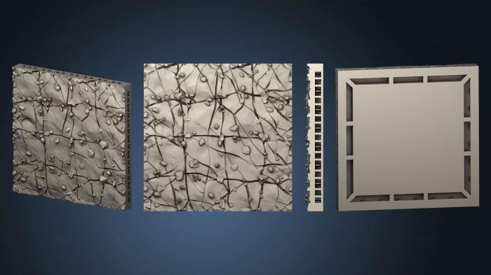 3D модель Природная Напольная плитка Cave Tiles 4x4 A (STL)